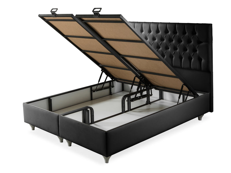 Casabed Leather Storage Bed