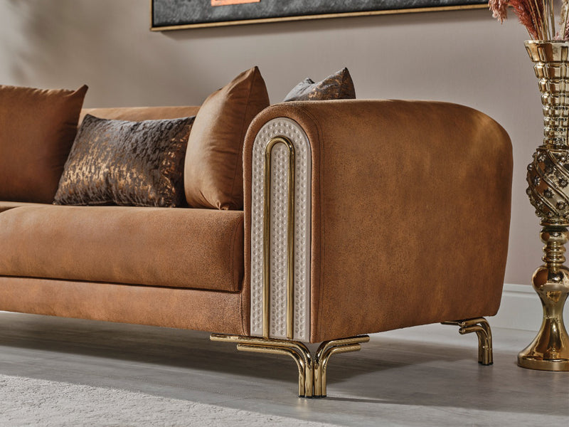 Paris 71" Wide Tuxedo Arm Loveseat