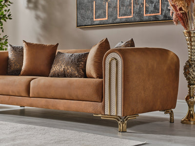 Paris 106" Wide Tuxedo Arm 4 Seater Sofa