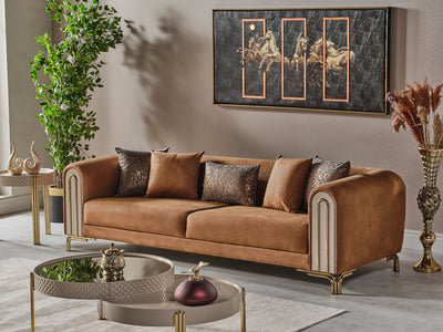 Paris 106" Wide Tuxedo Arm 4 Seater Sofa