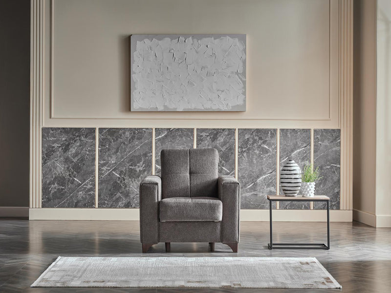 Parma Bello 39.7" Wide Convertible Armchair