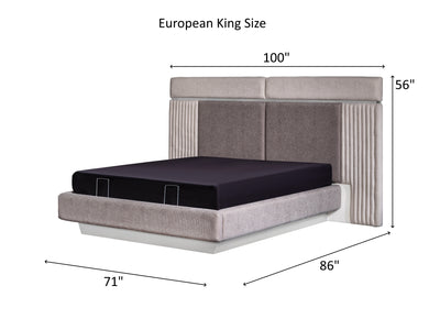 Parmar European Platform Bed