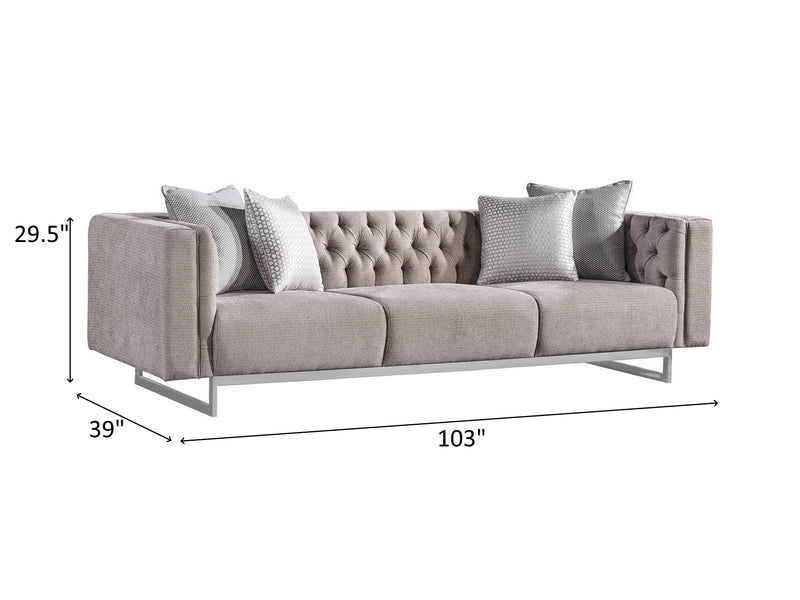 Parmar 103" Wide 4 Seater Sofa