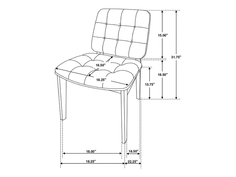 Paxton 4 Person Dining Room Set
