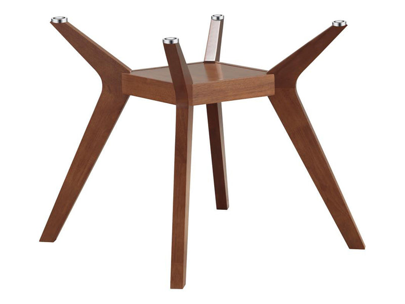 Paxton 48" Wide Round Glass Top Dining Table