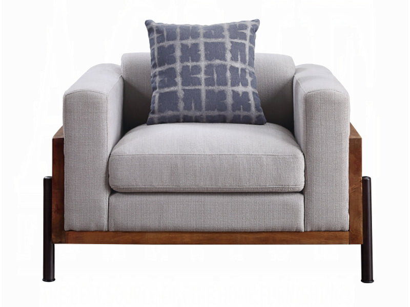 Pelton Walnut Finish Living Room Set