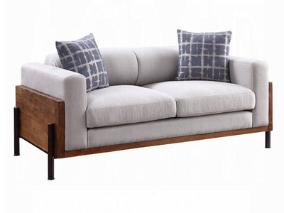 Pelton Walnut Finish Living Room Set