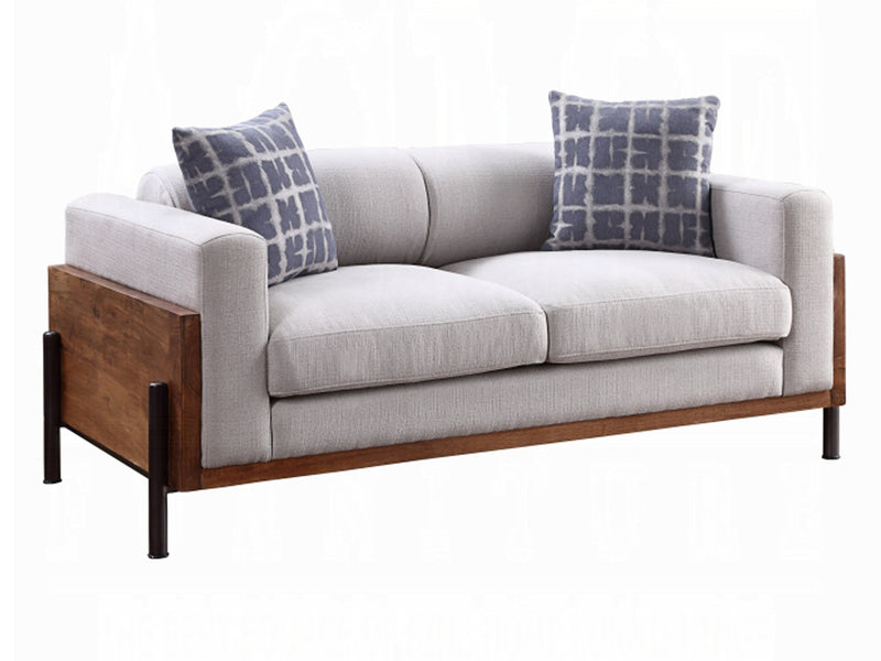 Pelton Walnut Finish Living Room Set