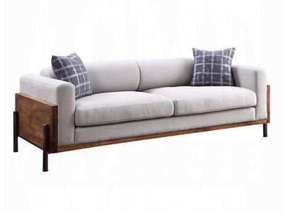 Pelton Walnut Finish Living Room Set