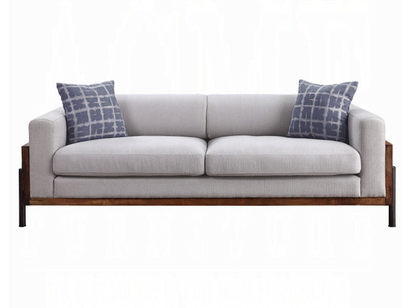 Pelton Walnut Finish Living Room Set