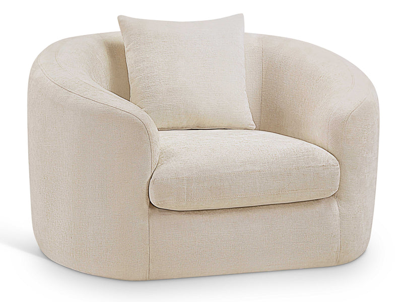 Penelope 45" Wide Chenille Fabric Armchair