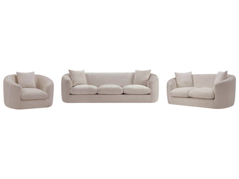 Penelope 66.5" Wide Chenille Fabric Loveseat