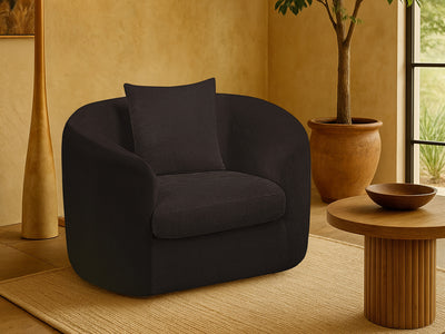 Penelope 45" Wide Chenille Fabric Armchair