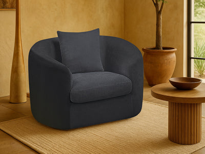 Penelope 45" Wide Chenille Fabric Armchair