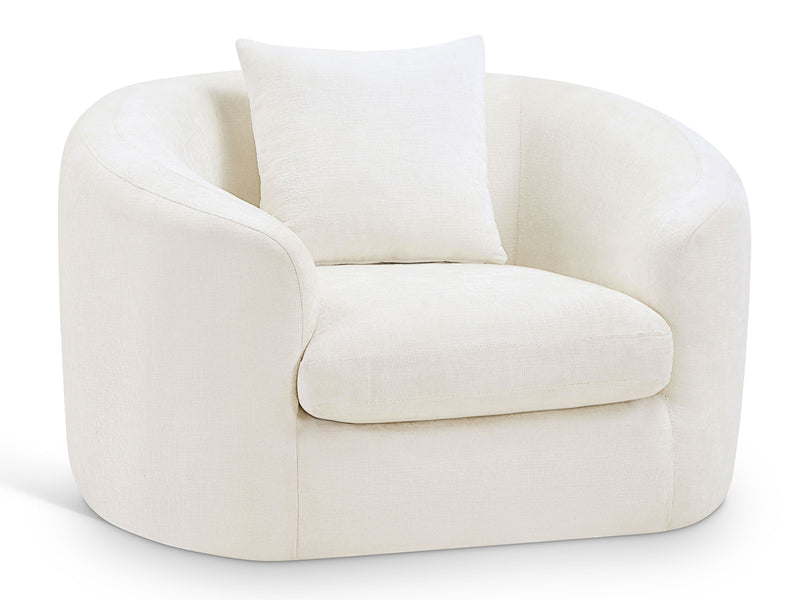 Penelope 45" Wide Chenille Fabric Armchair