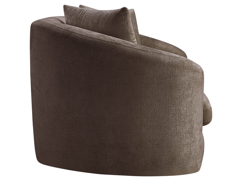 Penelope 66.5" Wide Chenille Fabric Loveseat