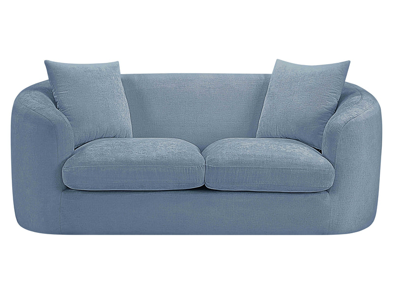 Penelope 66.5" Wide Chenille Fabric Loveseat