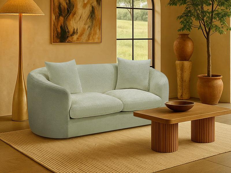 Penelope 66.5" Wide Chenille Fabric Loveseat