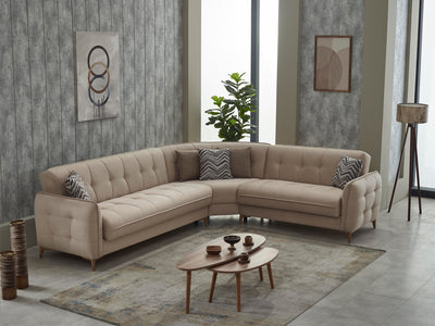 Perla Ottoman Convertible Sectional