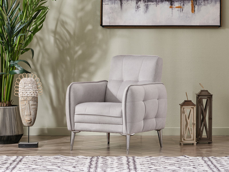 Perla Ottoman Armchair