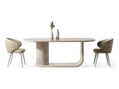 Perla Puffy 6 Person Dining Room Set