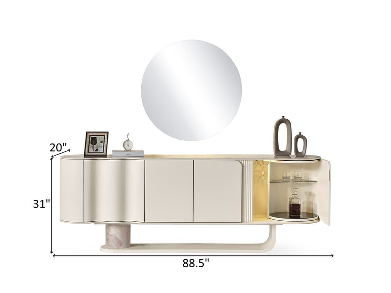 Perla Puffy 6 Person Dining Room Set