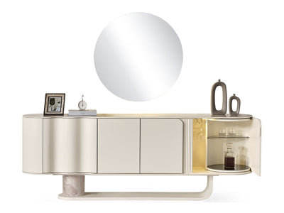 Perla Puffy 6 Person Dining Room Set