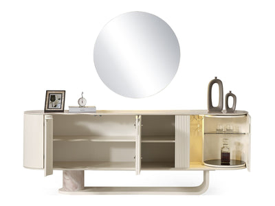 Perla Puffy 6 Person Dining Room Set