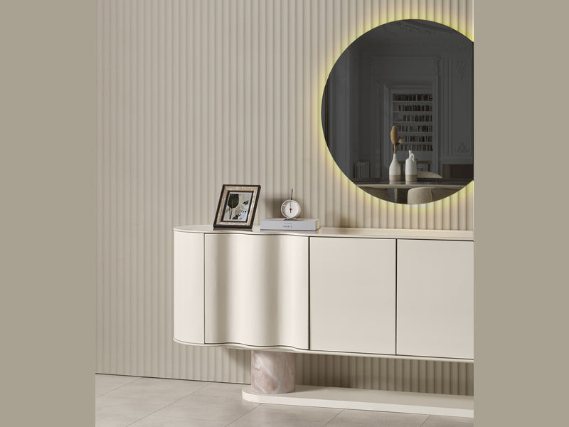 Perla Puffy 6 Person Dining Room Set