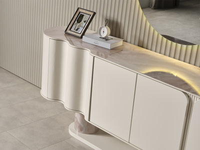 Perla Puffy 6 Person Dining Room Set