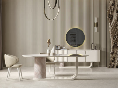 Perla Puffy 6 Person Dining Room Set