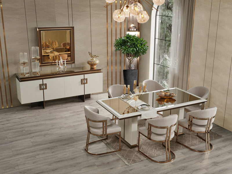 Piano 6 Person Dining Room Set