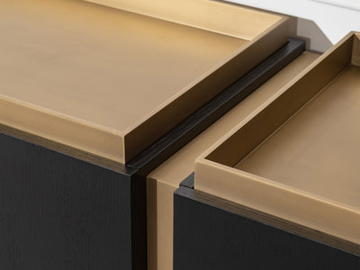 Pietra 94" Wide TV Stand Set