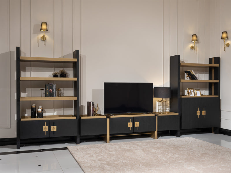 Pietra 94" Wide TV Stand Set