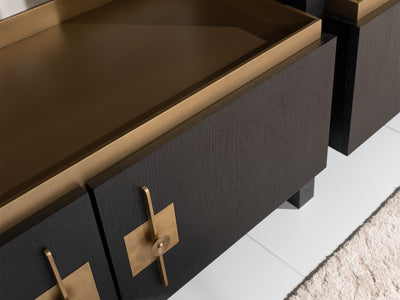 Pietra 94" Wide TV Stand Set