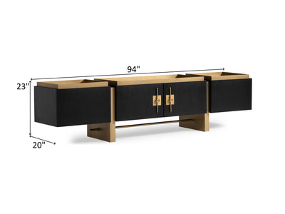 Pietra 94" Wide TV Stand Set