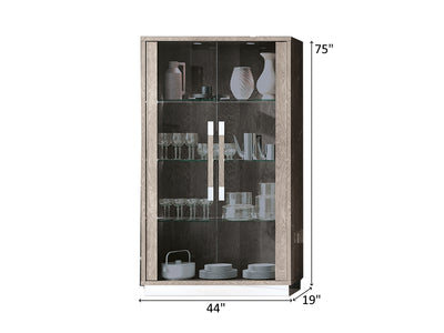Platinum Slim 44" Wide 2 Door Dining Cabinet
