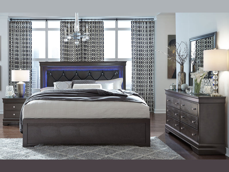 Pompei 24" Tall 2 Drawer Nightstand