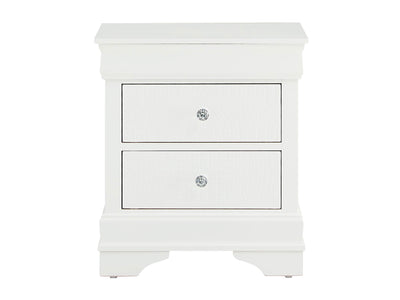Pompei 24" Tall 2 Drawer Nightstand