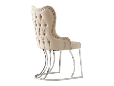 Pragka 20" Wide Tufted Dining Chair