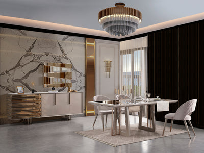 Berlin Favori 6 Person Dining Room Set