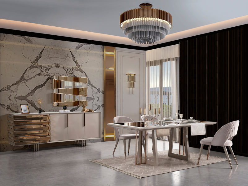 Berlin Favori 6 Person Dining Room Set