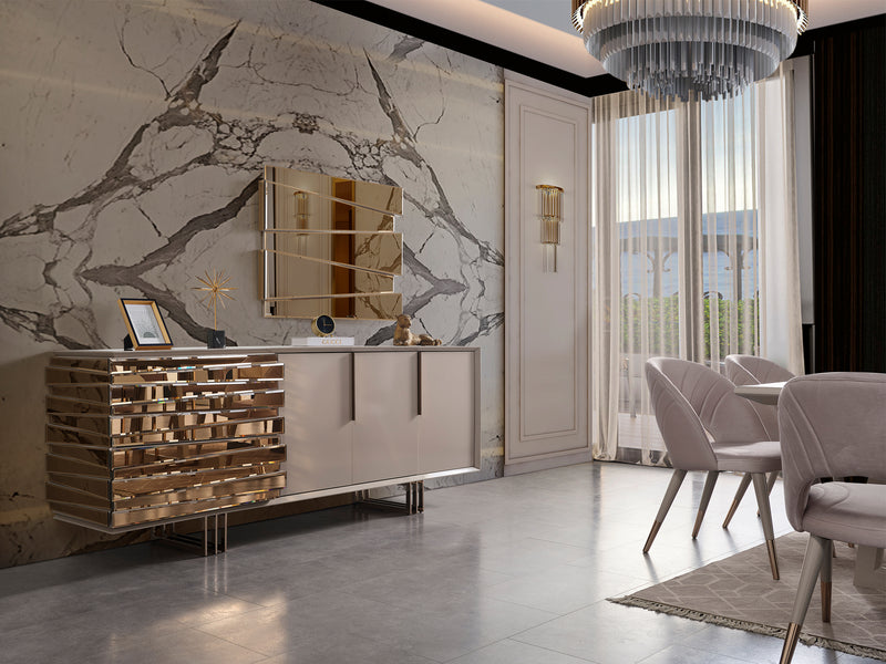 Berlin Favori 6 Person Dining Room Set