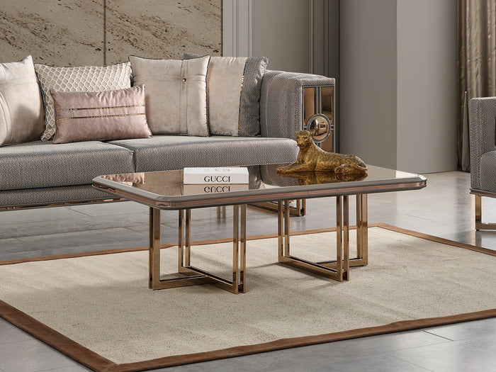 Prestij 49.2" Wide Coffee Table