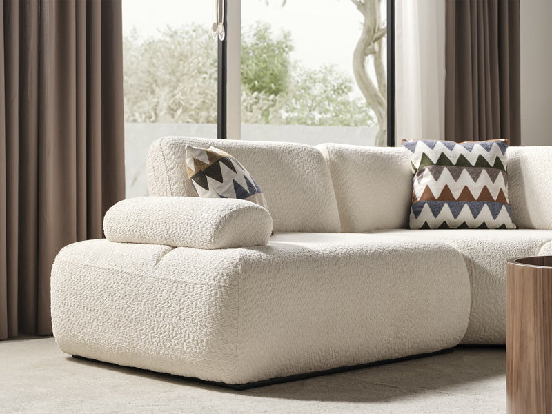 Perla Puffy Extendable Sectional
