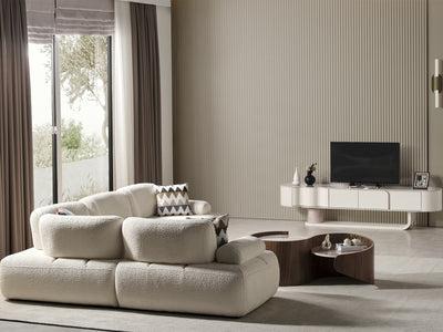 Perla Puffy Extendable Sectional
