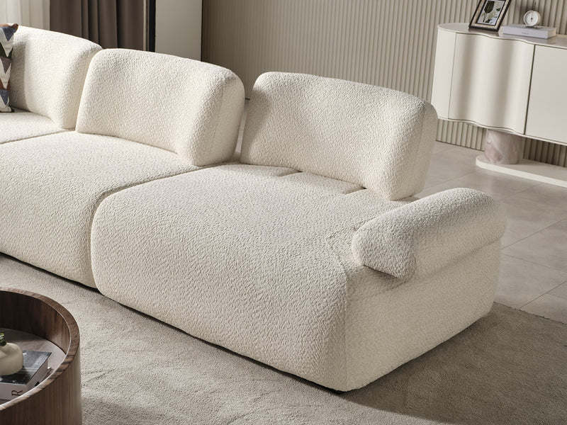 Perla Puffy Extendable Sectional