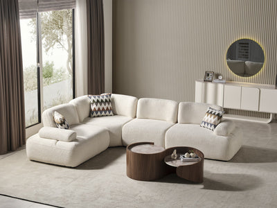 Perla Puffy Extendable Sectional