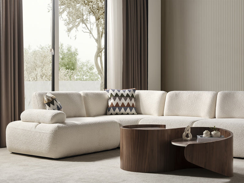 Perla Puffy Extendable Sectional