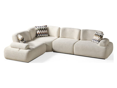 Perla Puffy Extendable Sectional